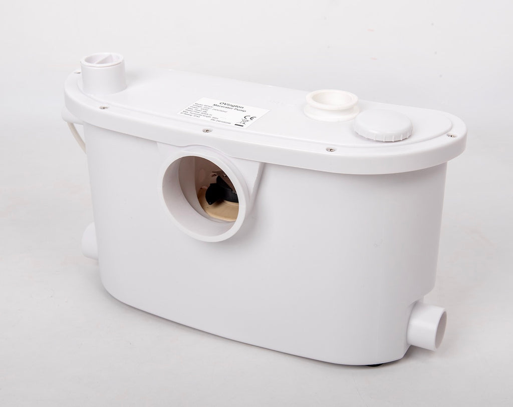 Slim 400w Macerator Pump 4 Inlets WC Shower & Basin