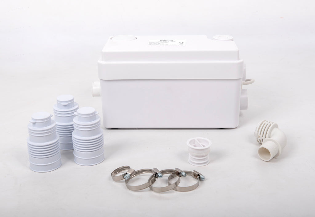 250 Watts Sanitary Shower Macerator Pump 3 Inlets