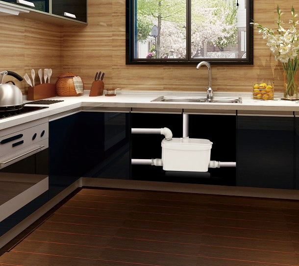 300 Watts Elite Macerator Lifting Station 3 Inlets Sink Shower & Bidet