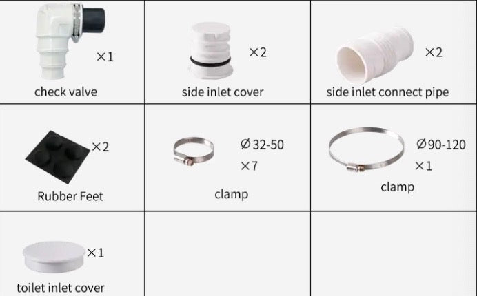 Premium Sanitary Slim 400 Watts Macerator Waste Pump System for Toilets, Basins, Showers + Baths