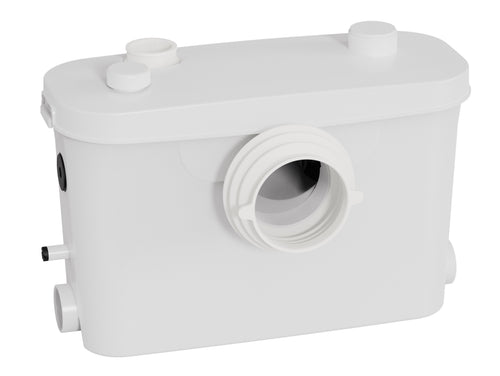 Premium Sanitary Slim 400 Watts Macerator Waste Pump System for Toilets, Basins, Showers + Baths