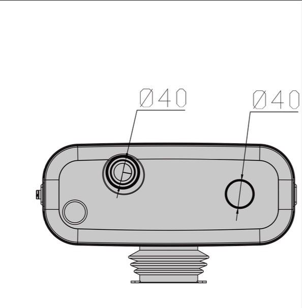 Premium Sanitary Slim 400 Watts Macerator Waste Pump System for Toilets, Basins, Showers + Baths