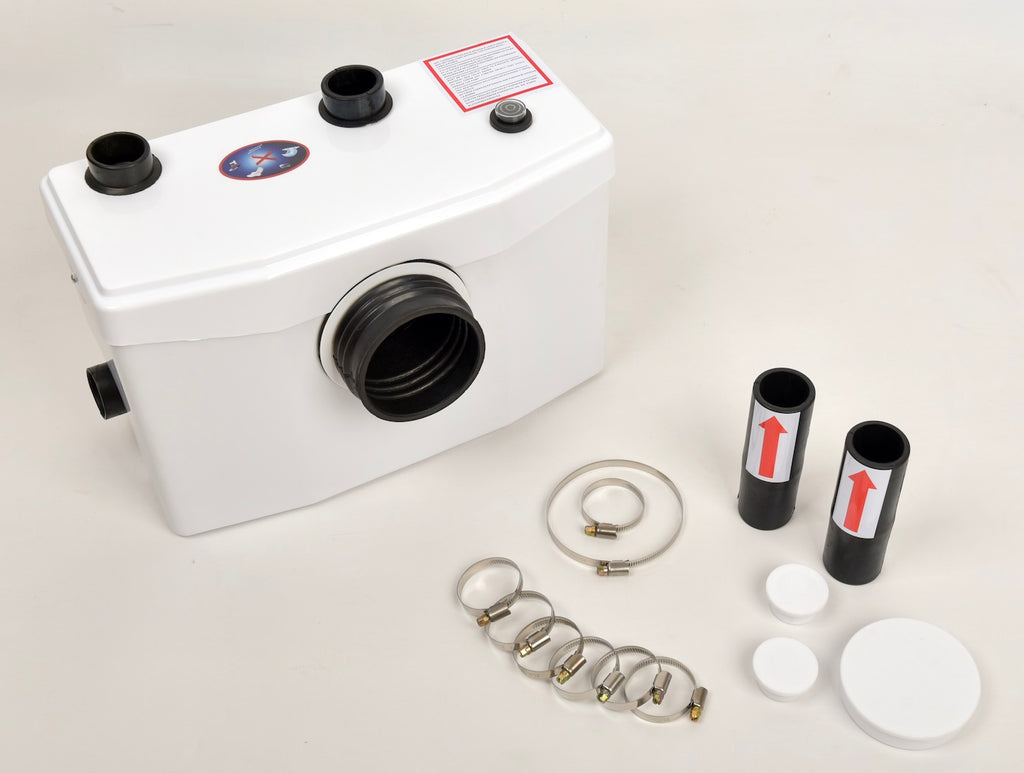 Heavy Duty 600 watts 3 Inlets Macerator Pump Toilet, Shower&Basin